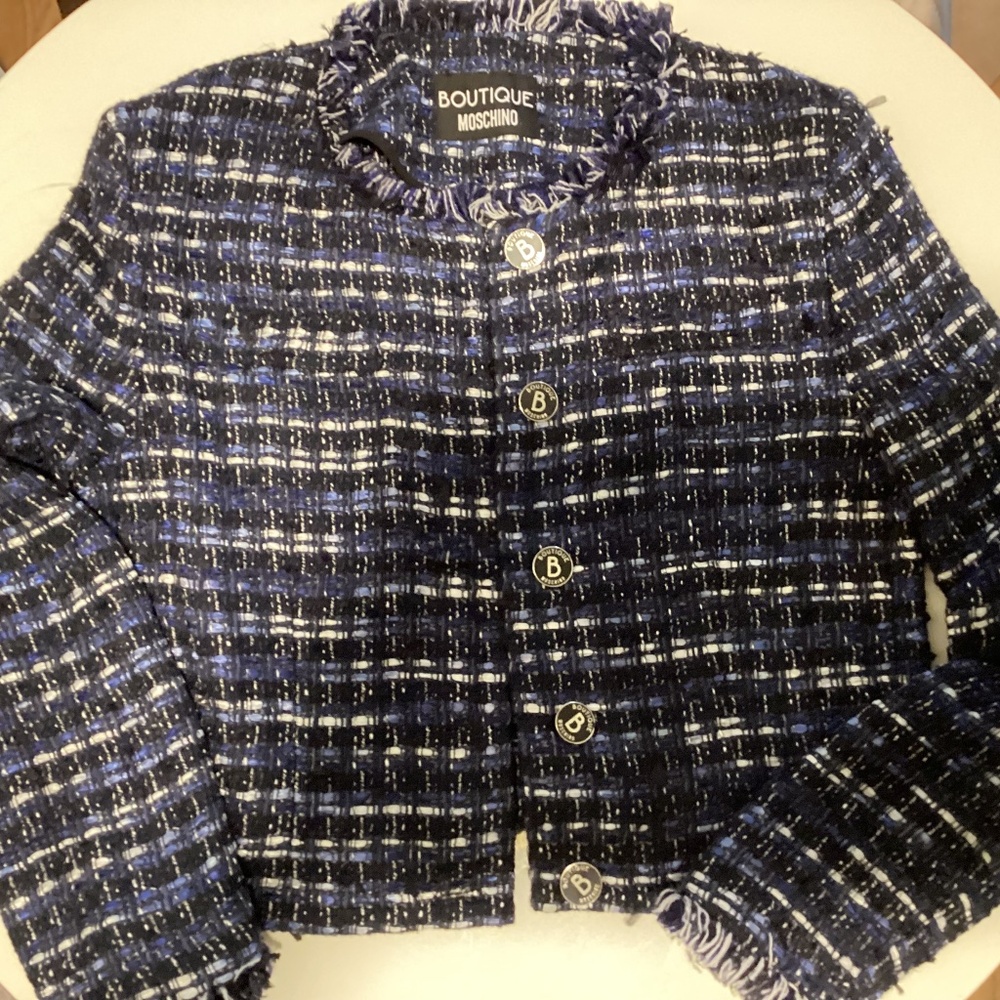 Moschino Tweed Cropped Jacket
